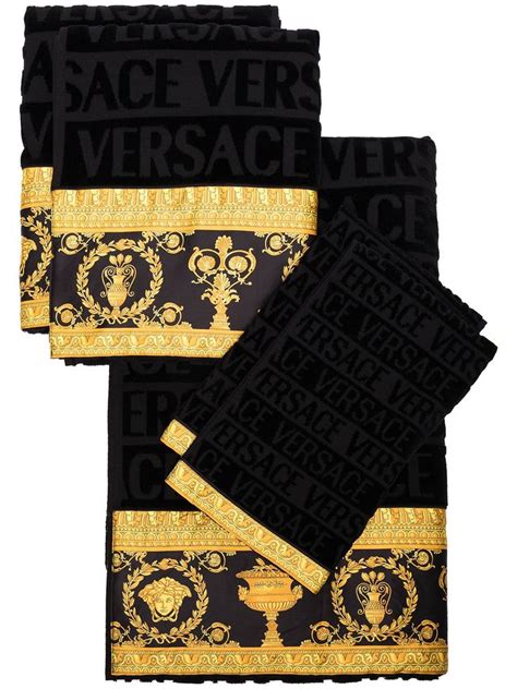 versace towels fake|bathroom decor with versace.